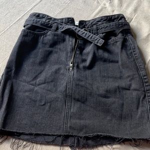 Hollister black Jean skirt